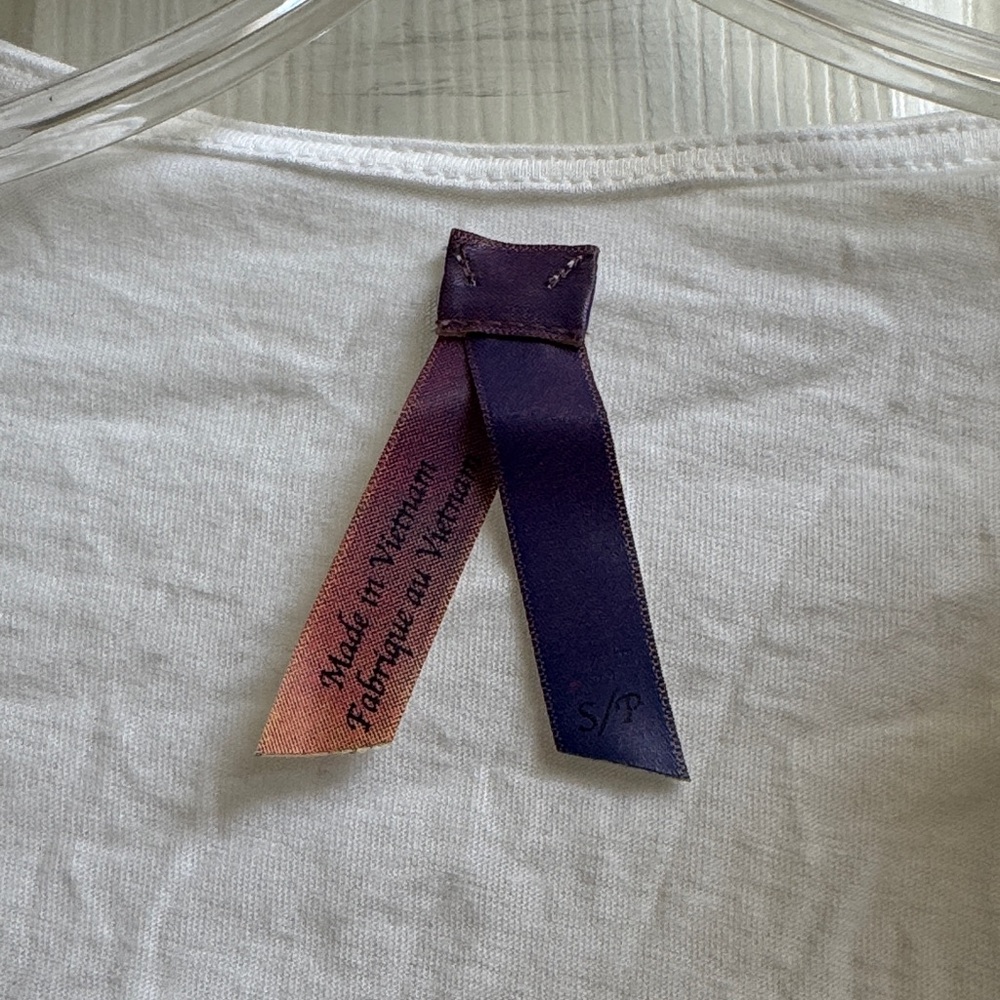 Source Unknown White Ruched Blouse - image 2